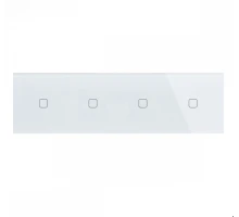 Стеклянная панель Smartdust SK-4G101-1 — 4 клавиши (1+1+1+1)